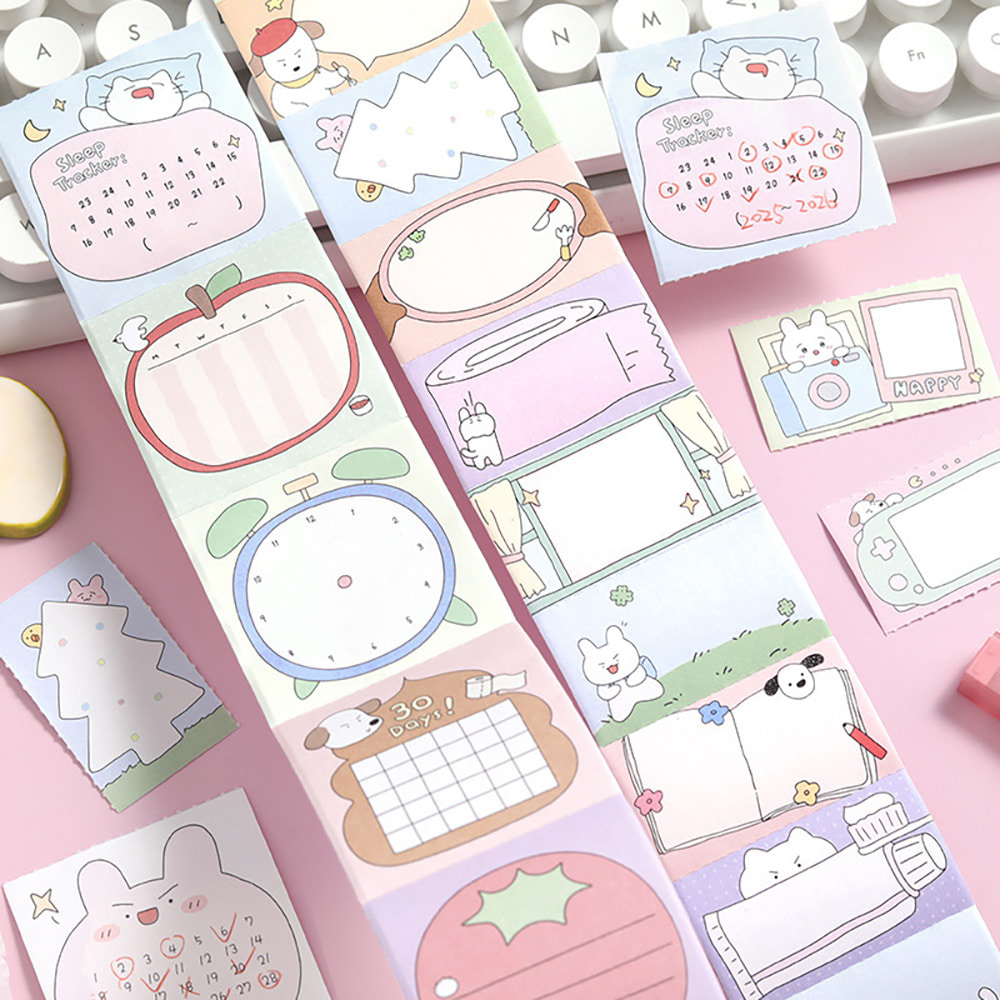 [세트구매 4종] 귀여운 크림 컬러 필기가능 이지컷 다꾸 마스킹테이프 실사용 후기 | 효과 있을까? - 대표 이미지