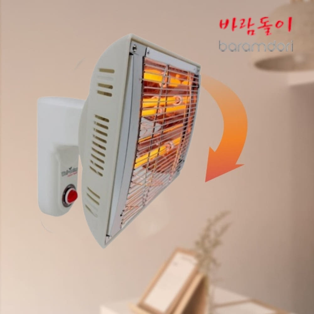 벽걸이히터 사무실 공장 작업장 식당 업소용 벽걸이형 전기온열기 : 신일N위시웨이