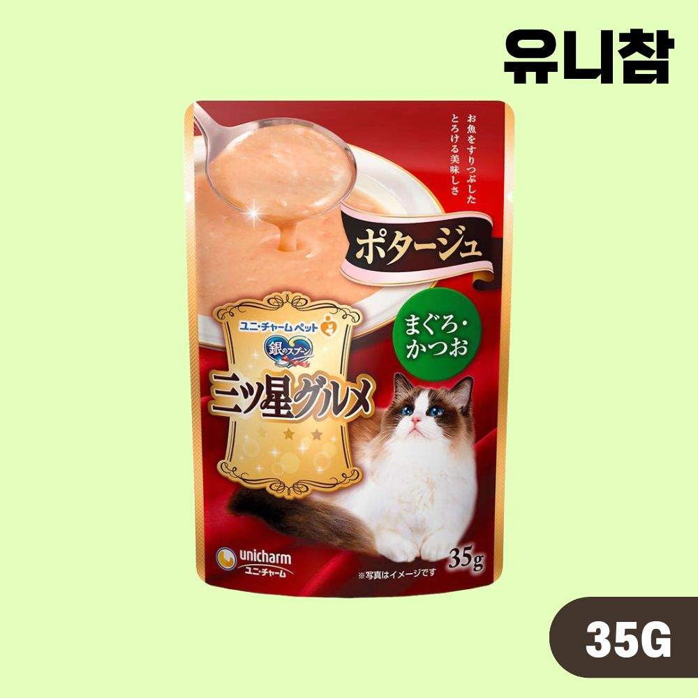 미쓰보시 구루메 자묘용 참치 가다랑어 후레이크35g 습식 파우치 - 상세 이미지 2
