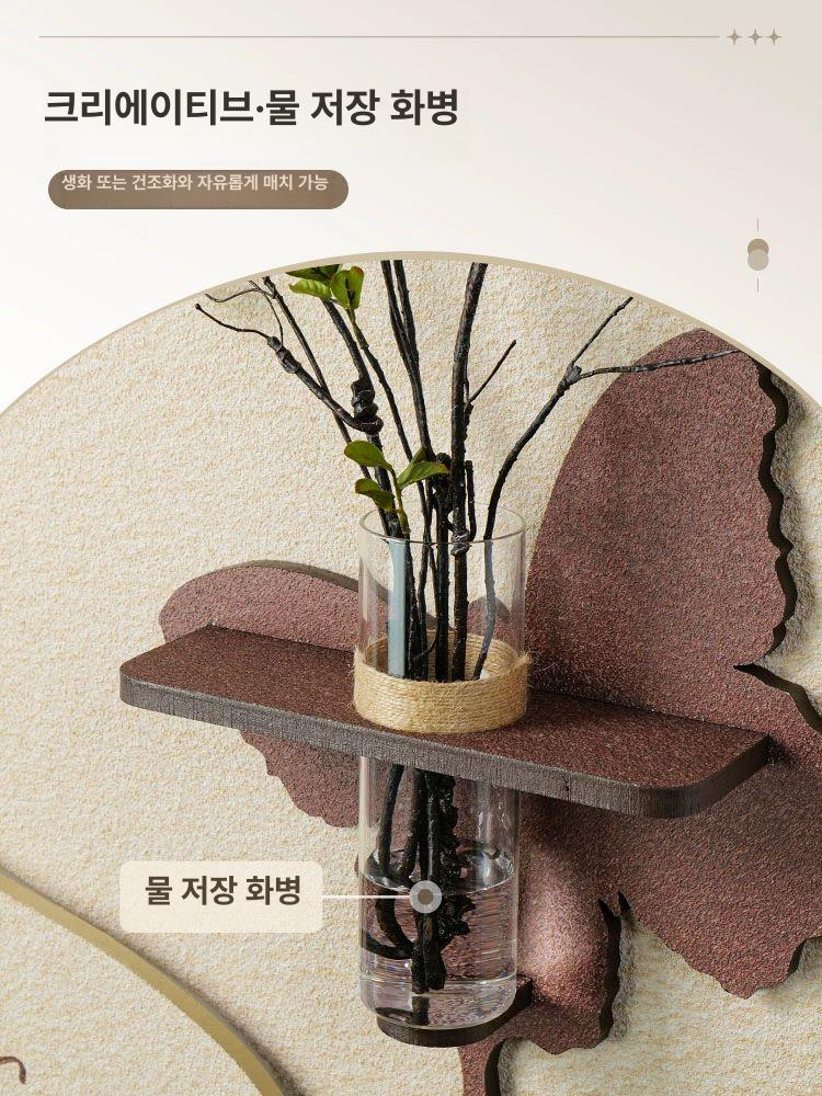 LED 액자 카페 벽장식 식물 벽화 센서 벽걸이 리모컨 E 3D + + + 토끼 화이트 28cm 40 x 80cm 20cm - 상세 이미지 5