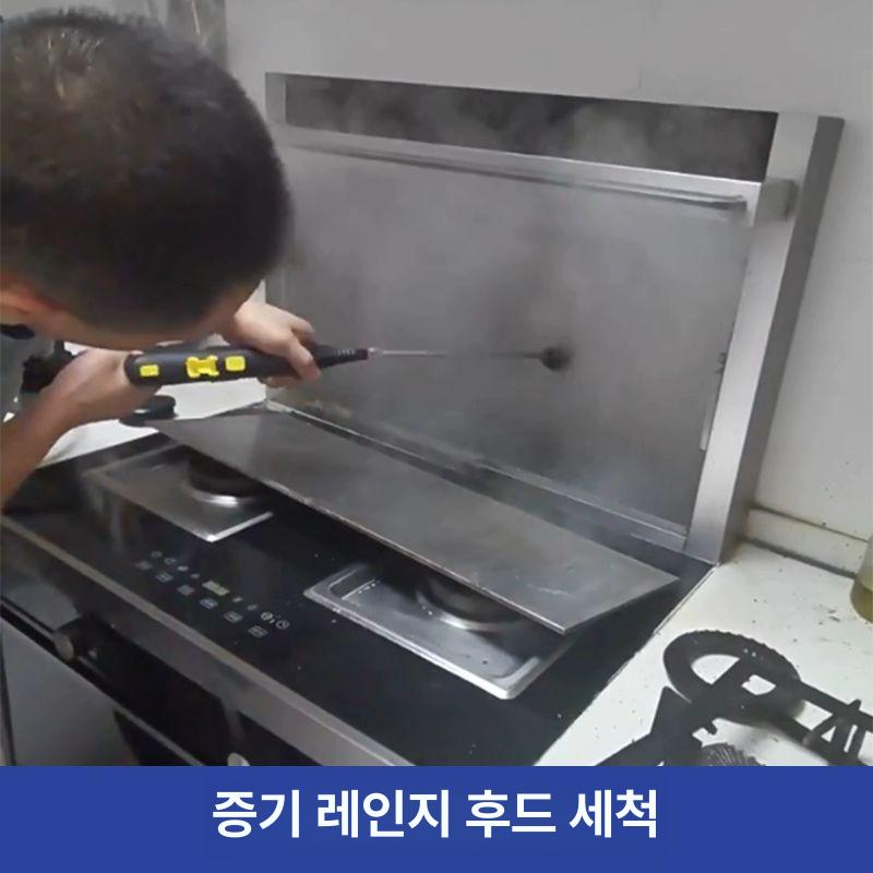 핸디형 주방청소 스팀기 욕실 세척기 직스프레이 분사기 옐로우 - 상세 이미지 3