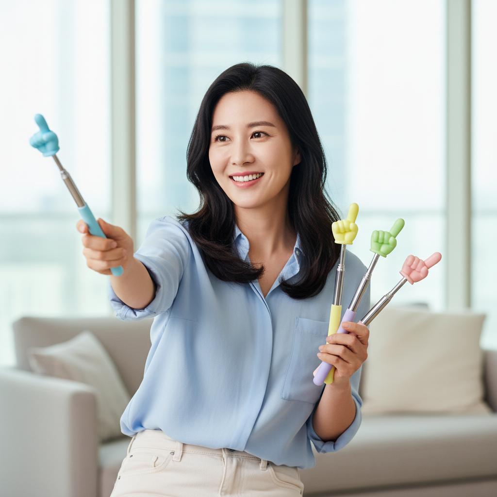 도모아 68cm까지 늘어나는 선생님 손가락 지시봉 포인터 - 상품 이미지