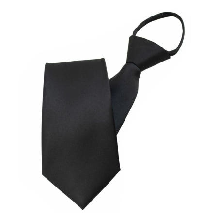 올뎃 자동 지퍼 조문넥타이 검정타이 장례식 간편 보급형