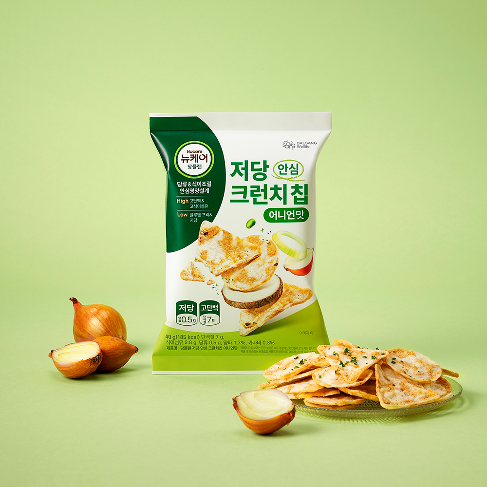 뉴케어 당플랜 저당 크런치칩 어니언&페퍼솔트 혼합SET 40g, 8개 이미지 2