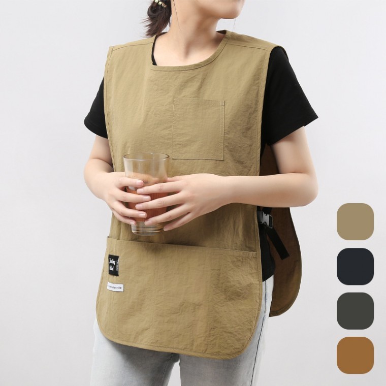 애견미용 도모아 방수 앞치마 조끼형 조끼 공방 바리스타