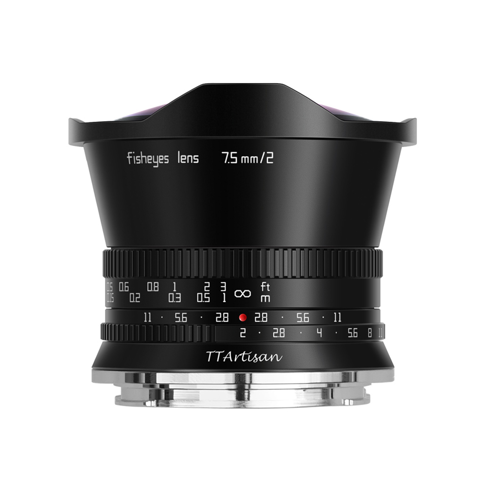 티티아티산 7.5mm F2.0 니콘 Z마운트 APS-C 어안렌즈 블랙 - 상품 이미지