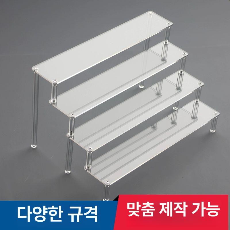 아크릴 피규어 전시대 보관함 디스플레이 거치대 계단형 4단 25 x 23.2 x 20cm - 상세 이미지 3
