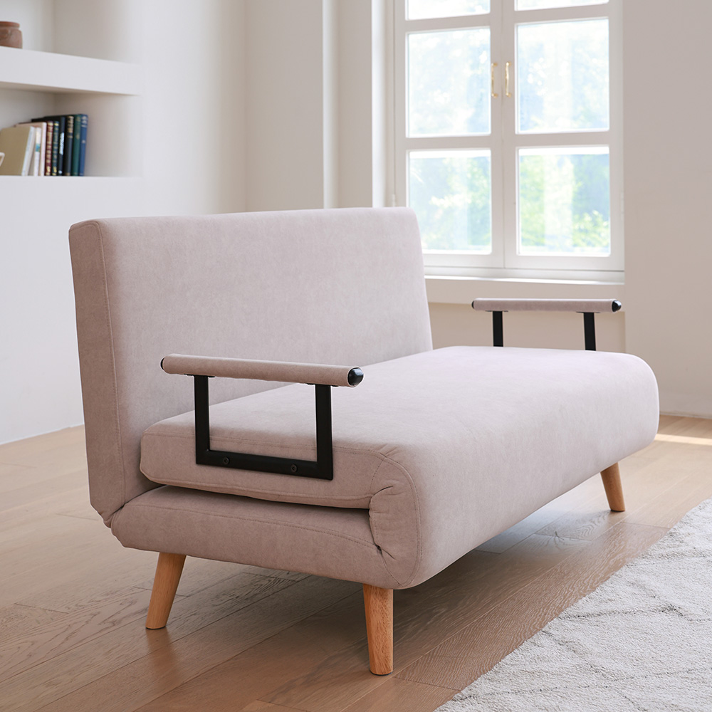 라자가구 리벨로 갤럭시 패브릭 1인 소파베드 카우치 원룸 싱글 접이식 침대