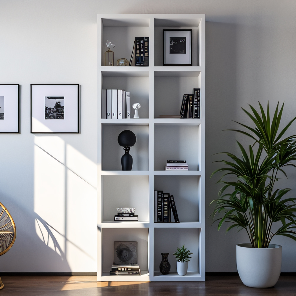 PET 5단800 기본 책장 화이트 제품 이미지