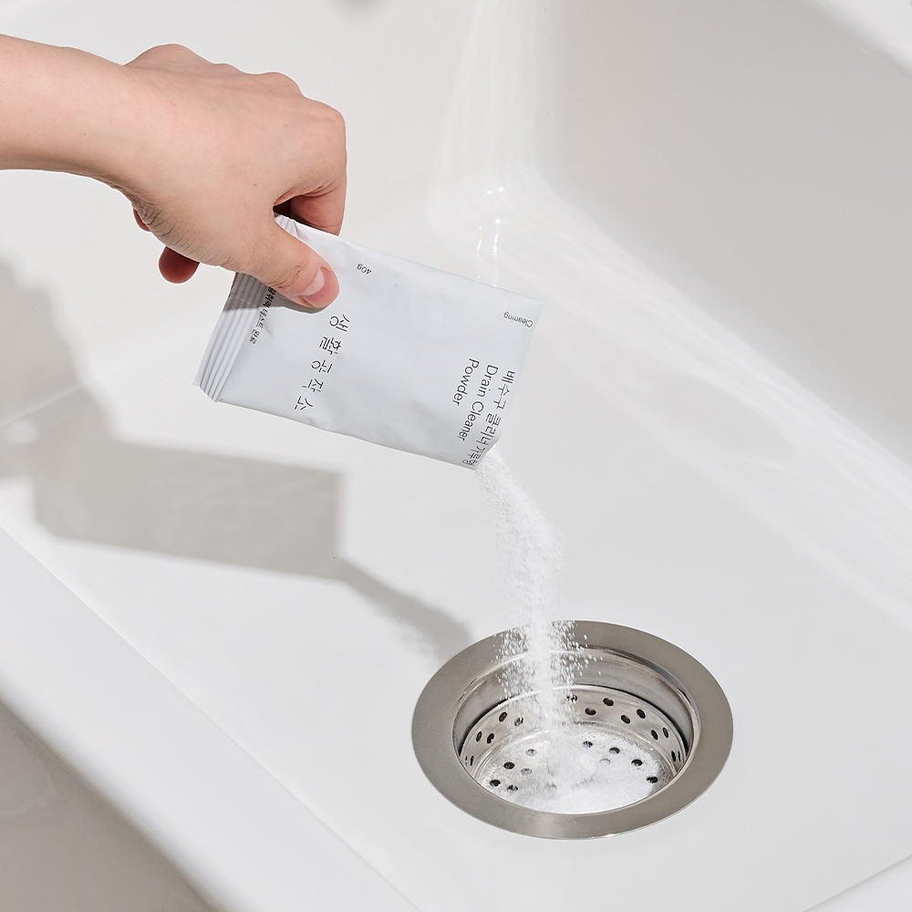 생활공작소 배수구 클리너 싱크대 40g 4개입 제품 이미지