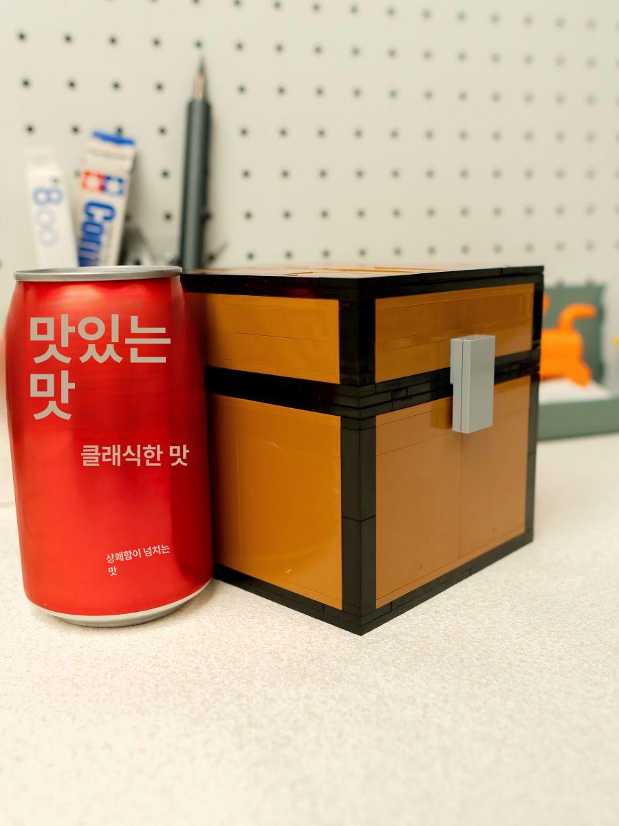 조립 수납함 보관박스 만들기 교구 보관함 벽돌 조립완구 트레저 박스 부품팩+전자도면 - 상세 이미지 4