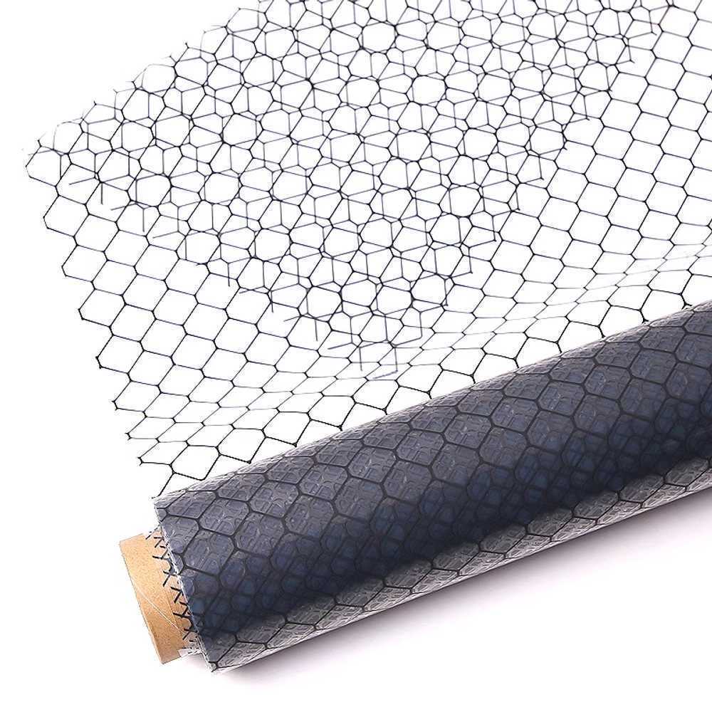 제전비닐 커튼 벌집 무늬 정전기 메쉬 압축 PVC 매쉬 0.5mm 1.37X25m - 상품 이미지