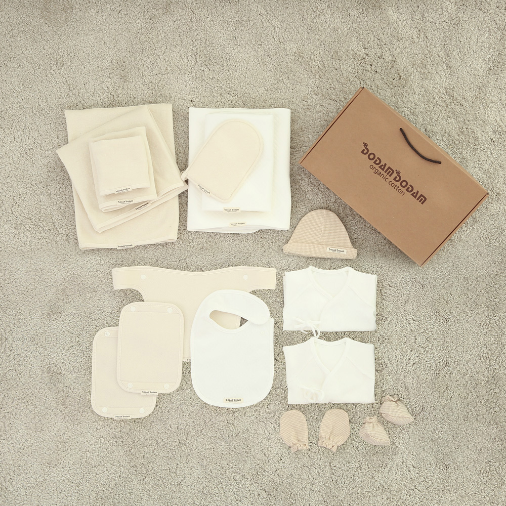도담도담 오가닉 코튼 무형광 100% 퍼팩트15종출산준비세트(네이버단독구성) 제품 이미지