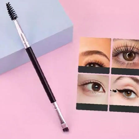 속눈썹 마스카라 빗 브러시 아이메이크업 도구 양면 스크류 빗살 정리 눈썹 눈화장