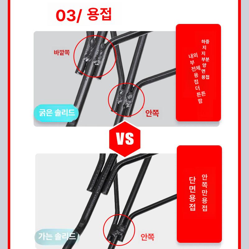 산악 자전거 짐받이 태울 리어 랙 뒷좌석 짐칸 펫바이크 24 26인치 중공 소형 구멍 - 상세 이미지 3