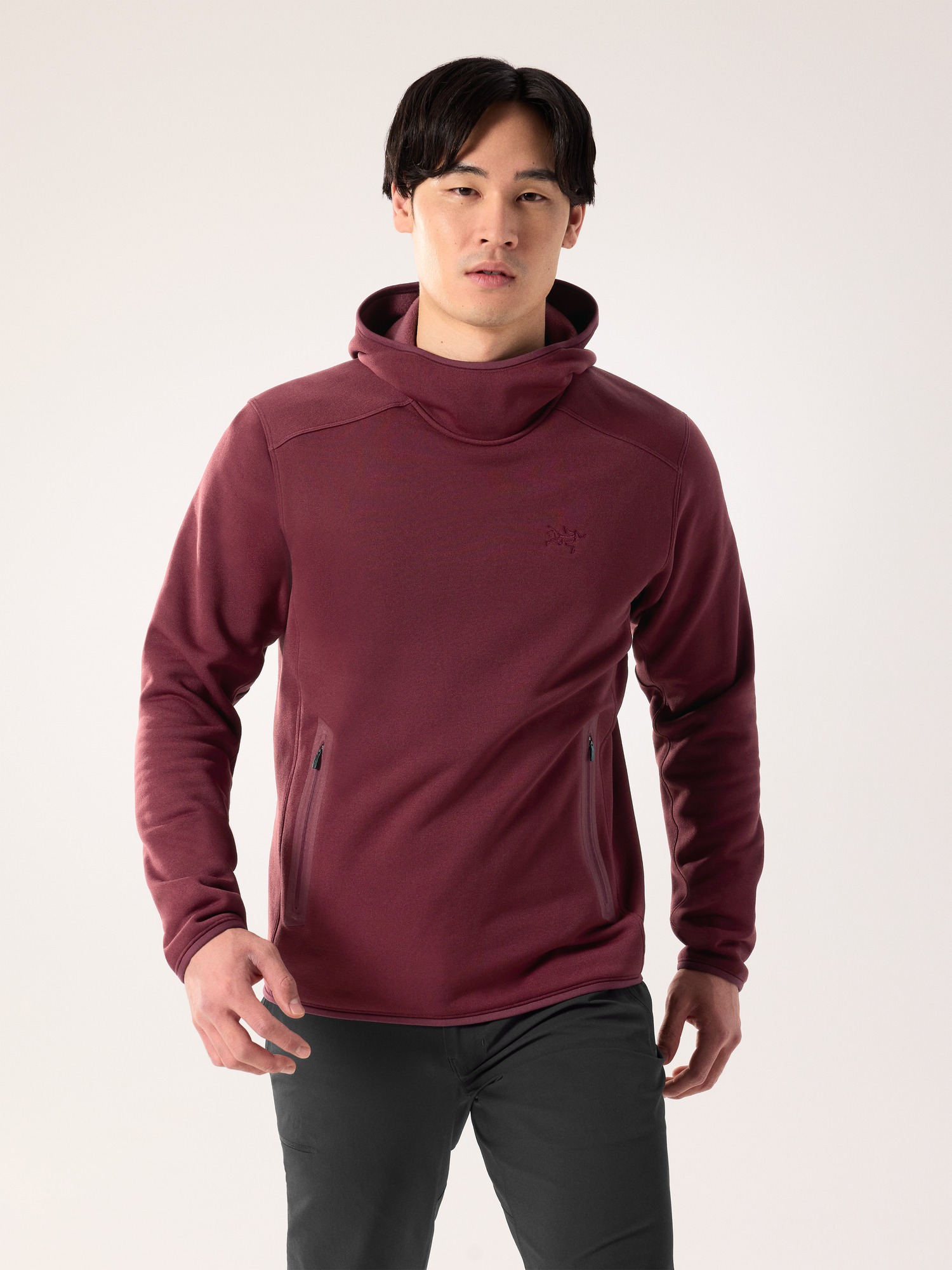 아크테릭스 카이어나이트 풀오버 후디 남성 25FW [관부가세 포함] 기모 후드 등산 티셔츠 - 상세 이미지 4
