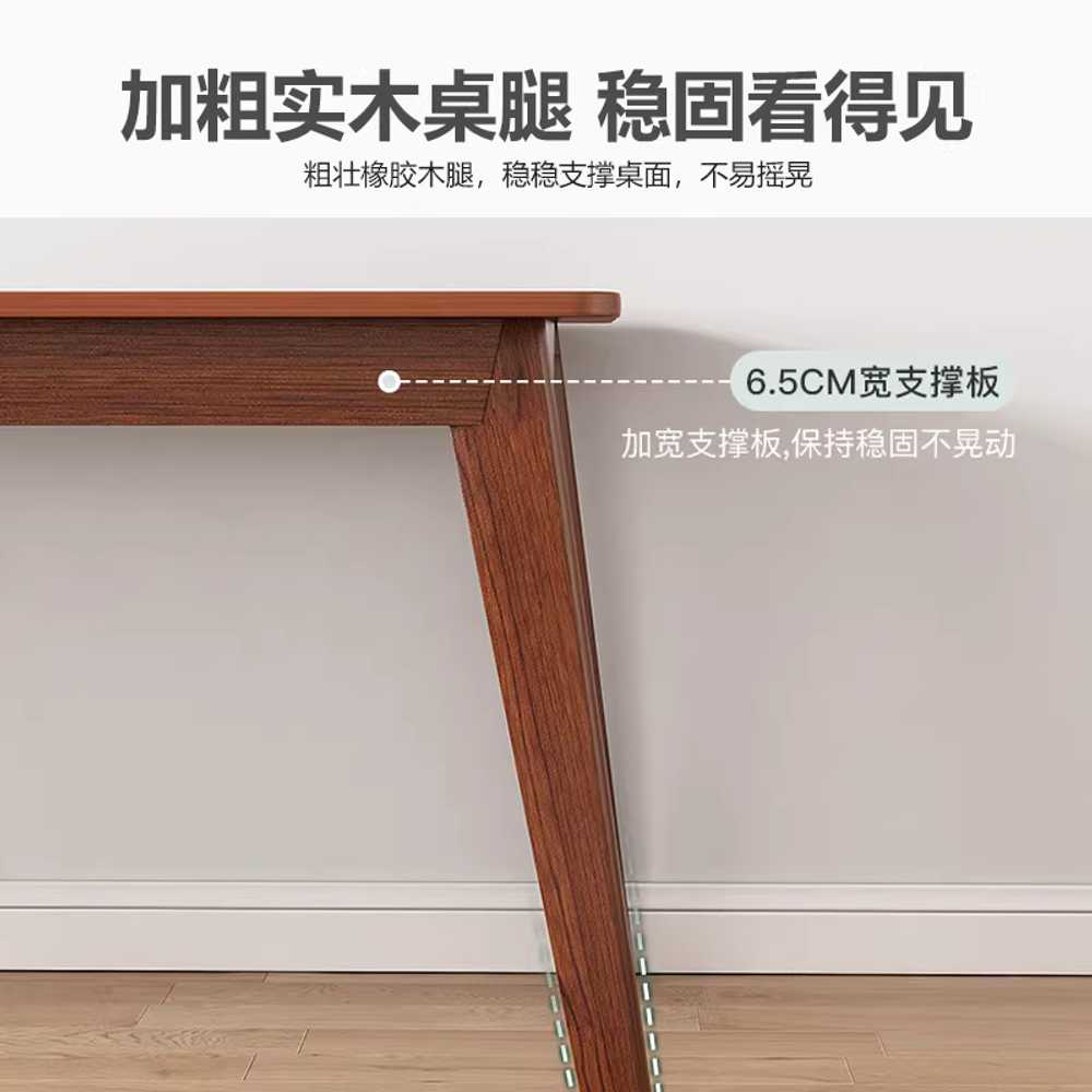 슬림 책상 창가 테이블 좁은 얇은 원목 심플 카페 긴 100x55cm - 상세 이미지 3