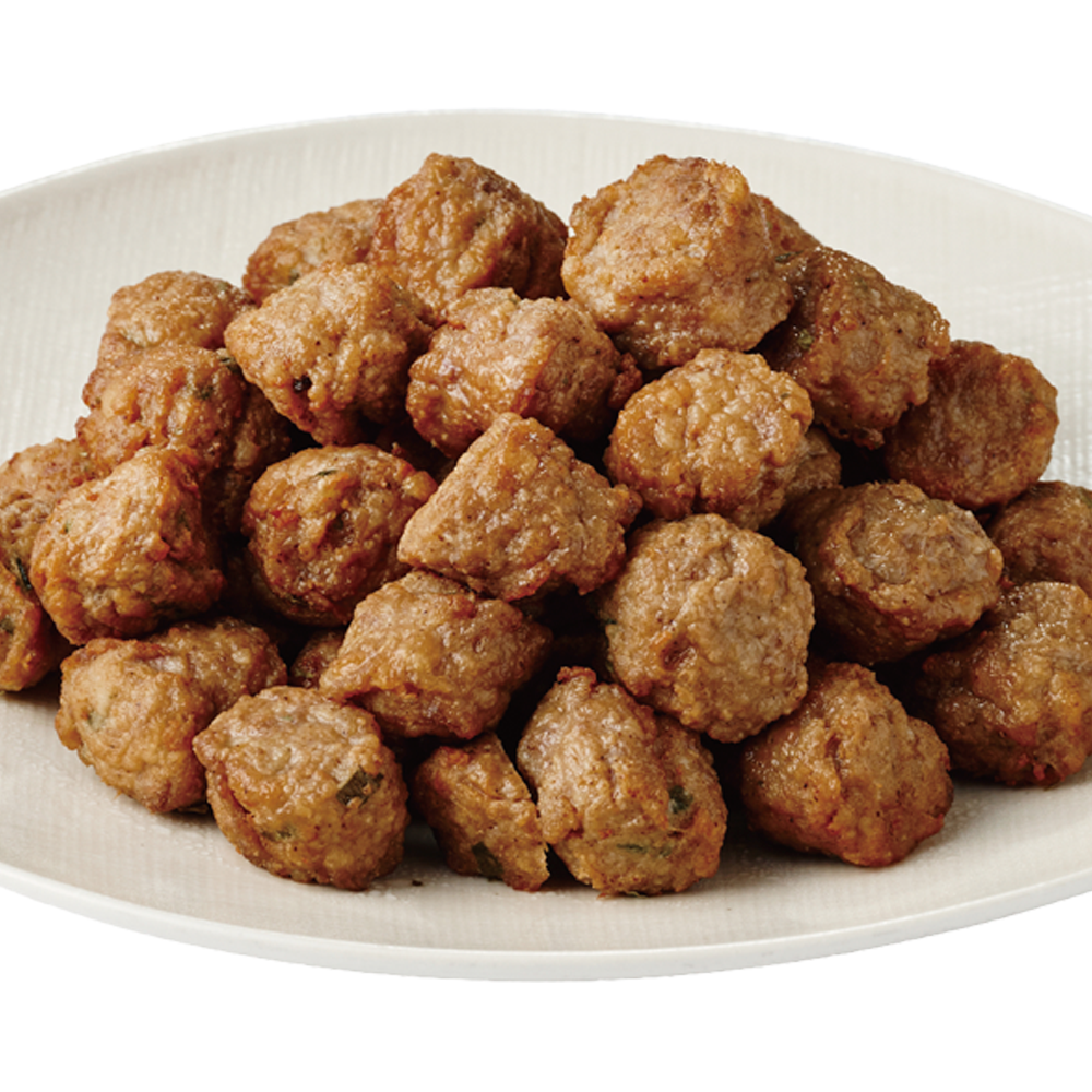 알 미트볼 1kg x 10개 업소용 냉동 고기완자 급식 도시락 반찬 - 상품 이미지