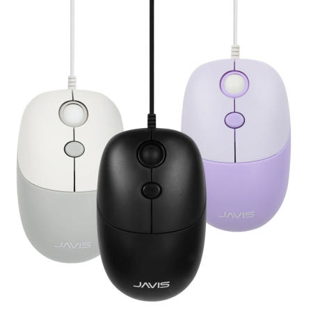 자비스 자비스 유선마우스 마우스 유선 사무용 노트북 스마트폰 사무실 형 휠 오피스 데스크탑 광