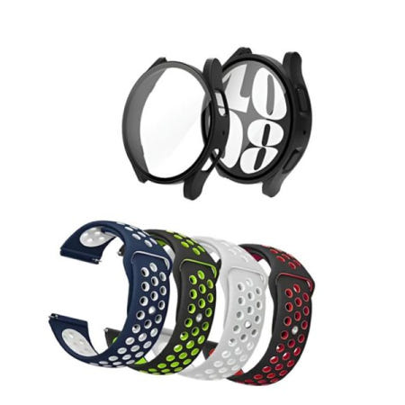 (주)유비코퍼레이션 케이스 갤럭시워치6 하드 범퍼 케이스+쿨워터 스트랩 40mm