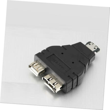 SATA 젠더 eSATA 변환 Y형 eSATA M to SATA F USB A