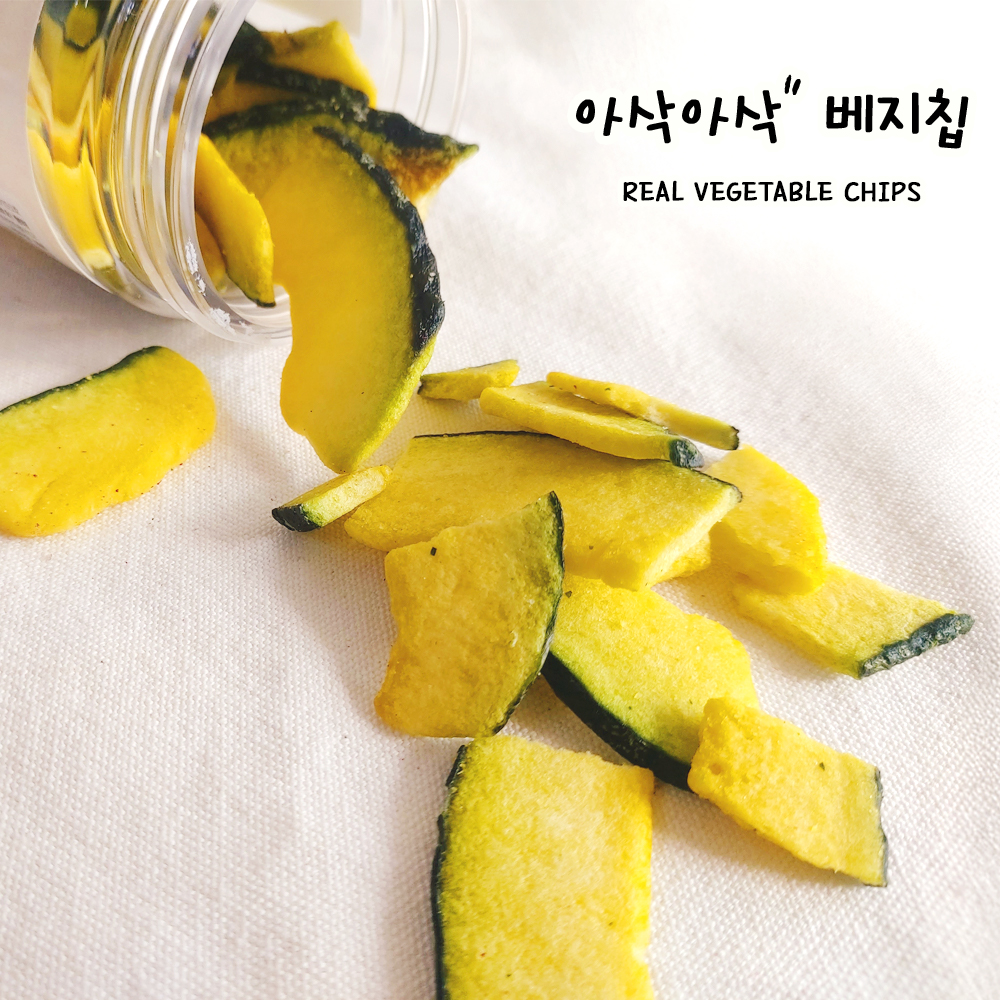 국내산 강아지 야채 간식 저칼로리 저온숙성 건조 비건 채소 베지칩 단호박, 50g, 1개 - 상세 이미지 2