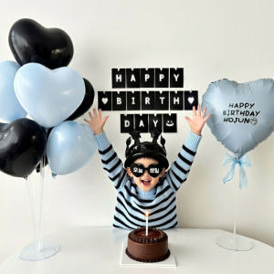 두돌생일상  아기 생일풍선 4살 5살 6살 8살 생일파티 아들 초등 블루... 실사용 후기 | 효과 있을까? - 상품 이미지 1