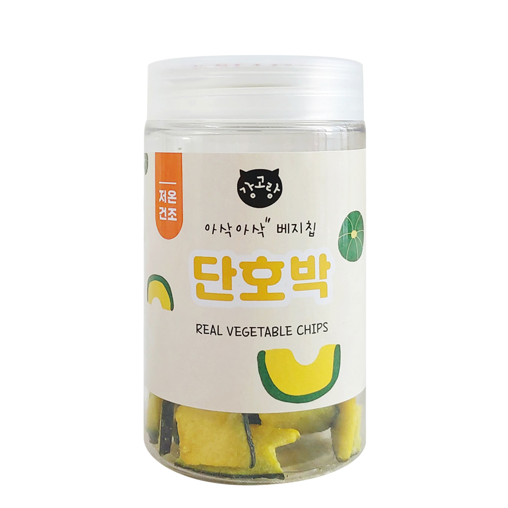 국내산 강아지 야채 간식 저칼로리 저온숙성 건조 비건 채소 베지칩 단호박, 50g, 1개 - 상세 이미지 5