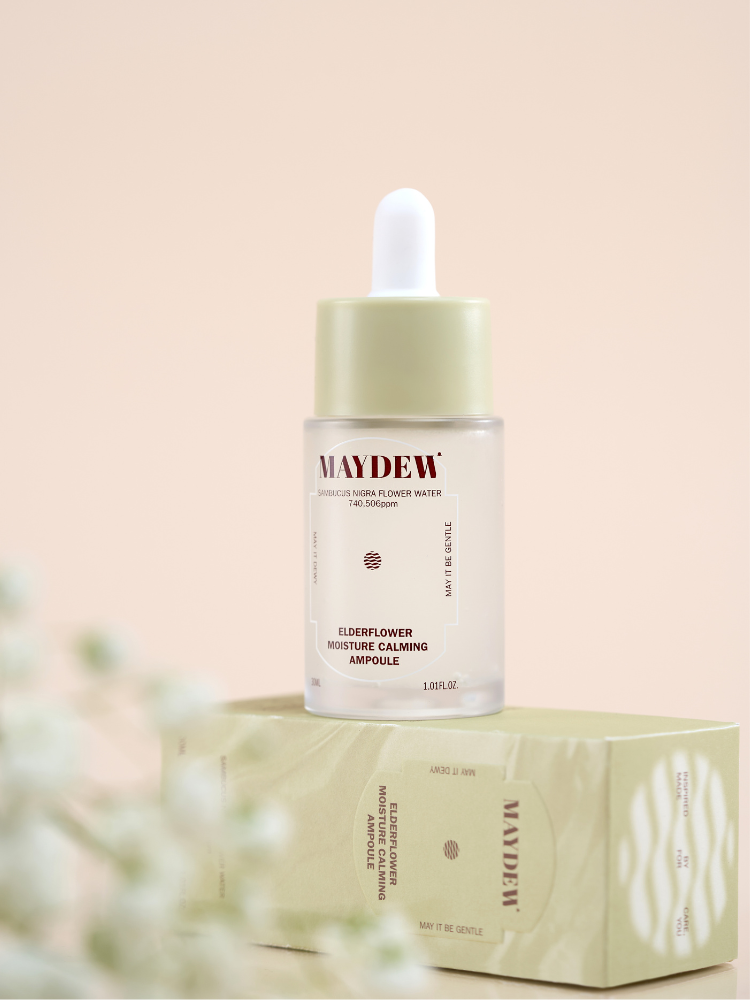 메이듀 엘더플라워 모이스처 카밍 앰플 30ml 순한 민감피부 진정 수분앰플 속건조 케어 장벽보습 수분광채 임산부 사용가능 - 상품 이미지