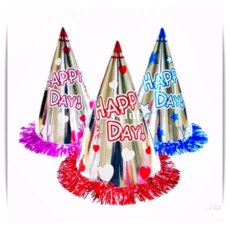 해피데이 고깔모자 생일 파티 500개 유치원 행사용품