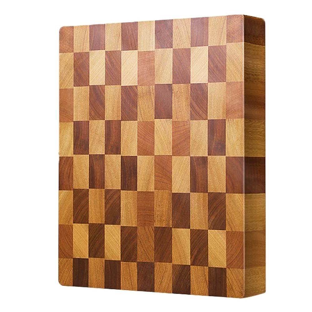 체크 대형 나무 42x30 무늬 원목 A. 복층 흑단 대형 도마 35x22.5x2.5cm - 상세 이미지 5