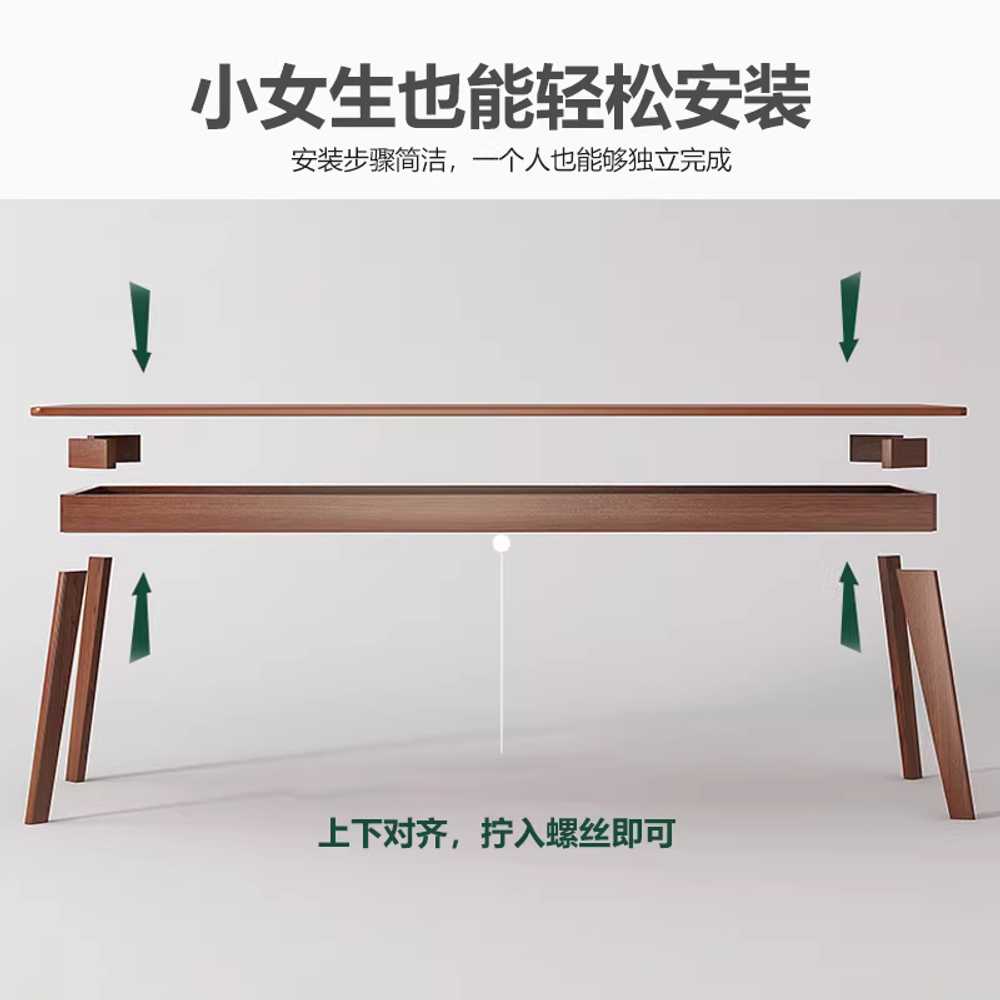 슬림 책상 창가 테이블 좁은 얇은 원목 심플 카페 긴 100x55cm - 상세 이미지 5