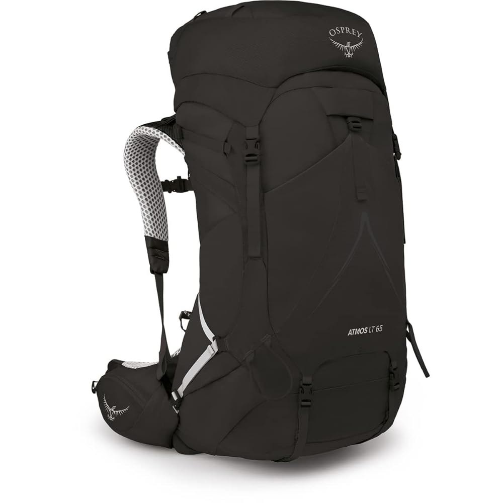 오스프리 애트모스 AG LT 65L 남성 백팩, 블랙, L/XL Small-Medium 1 Black - 상품 이미지