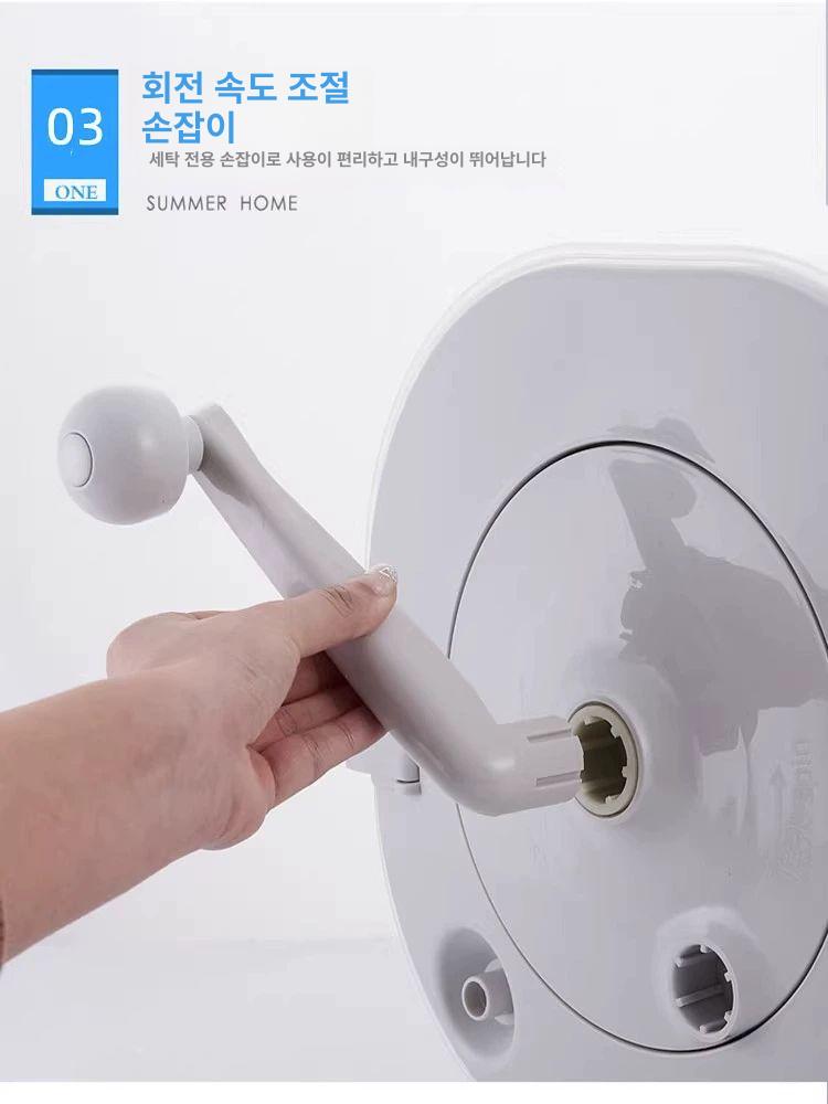 수동 탈수기 행주짤순이 휴대용 만능 손걸레짜는기계 수동 1단계 - 상세 이미지 3