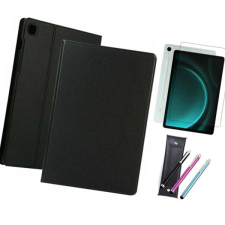 (주)유비코퍼레이션 북케이스 10.5 슬림 케이스+강화유리+심플 갤럭시탭A8 세트