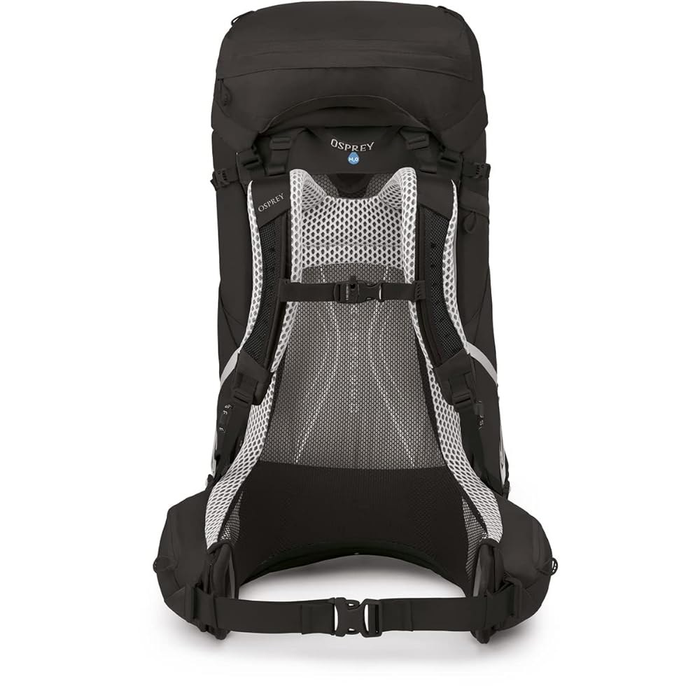 오스프리 애트모스 AG LT 65L 남성 백팩, 블랙, L/XL Small-Medium 1 Black - 상세 이미지 2