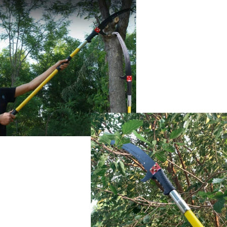 튼튼한 나무 가지치기 자르기 전지 조경 원예 길이조절 날카로운 긴 고지톱 장대톱 장대 1m