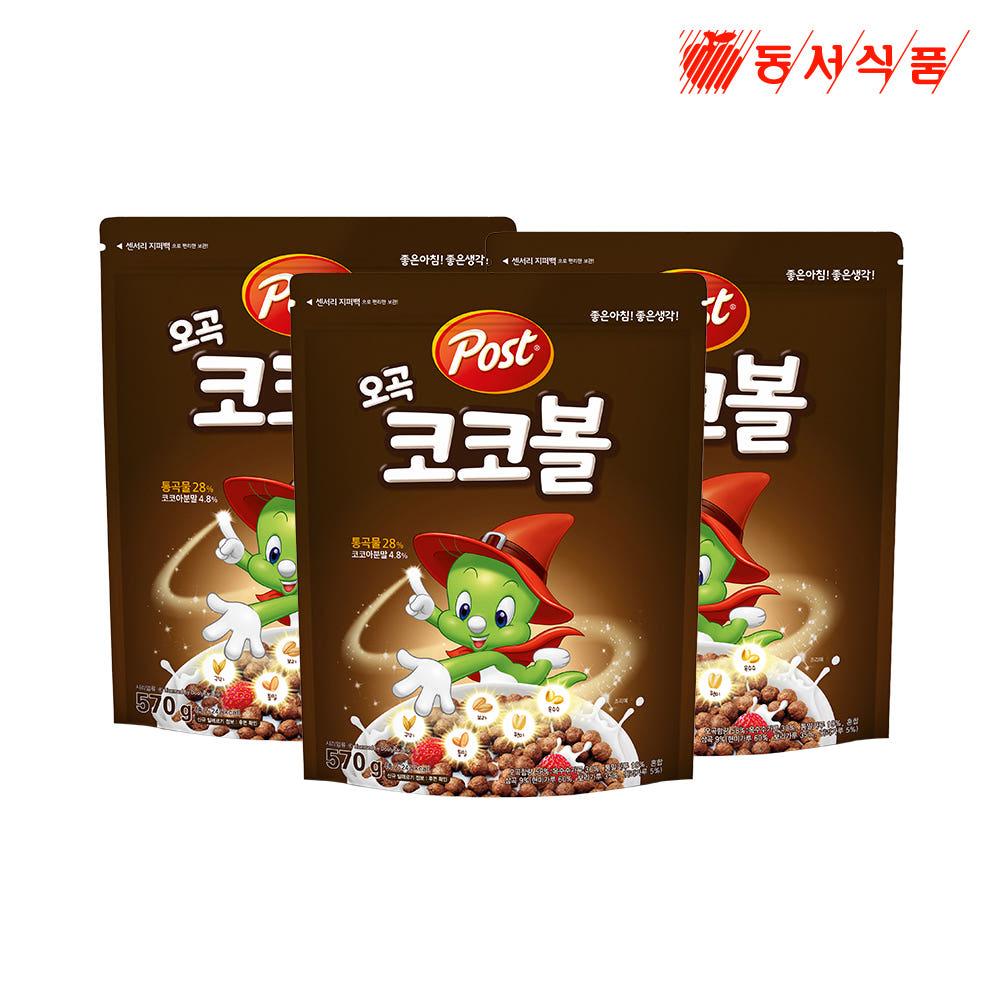 포스트 오곡코코볼 570g 3개