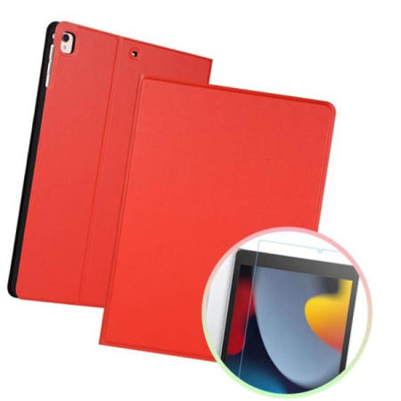 (주)유비코퍼레이션 실리콘 아이패드 프로12.9 3세대 슬림 케이스+강화유리 필름