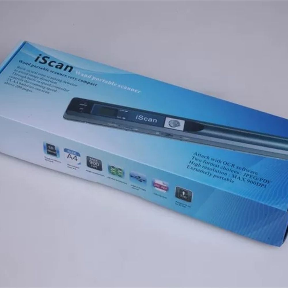 A4 소형스캐너 핸드 휴대용스캐너 영수증 - 상품 이미지