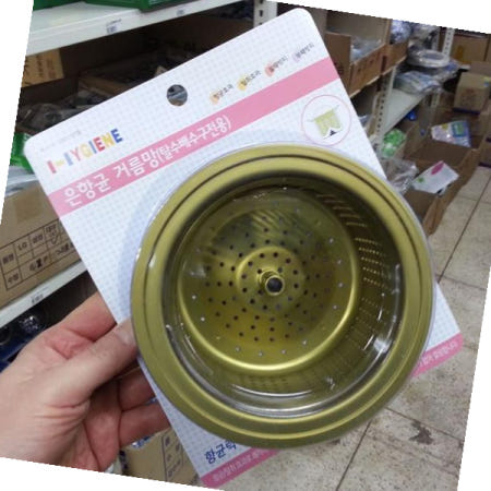 스텐배수구망 에이텍 은항균 거름망(탈수배수구전용) 배수구 걸름망