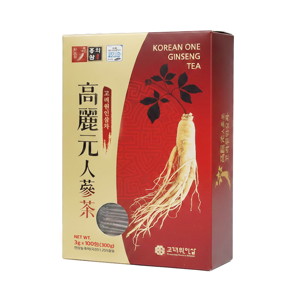 최신생산 고려원 인삼차 50T/100T 국내산 프리미엄 고급선물 부모님선물 명인 전통차 쓴 맛 적은 인삼차 - 상세 이미지 2