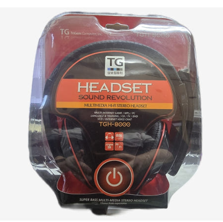 TGIC컴퓨터 TGIC  TGH-8000 게이밍 헤드셋 블랙