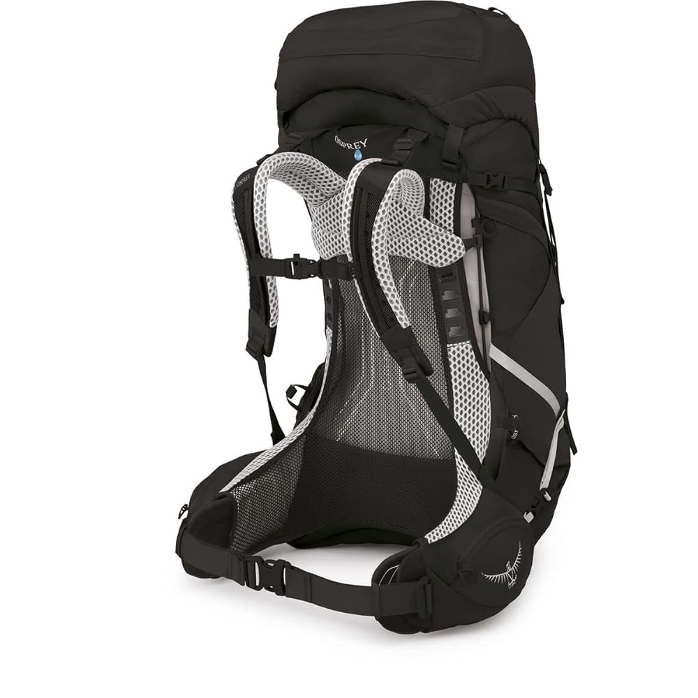 오스프리 애트모스 AG LT 50L 남성 백팩, 블랙, L/XL Small-Medium 1 Black - 상세 이미지 2