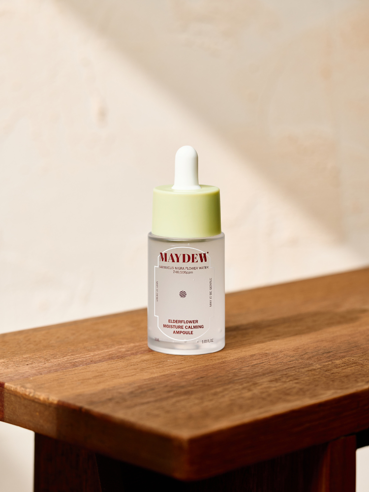 메이듀 엘더플라워 모이스처 카밍 앰플 30ml 순한 민감피부 진정 수분앰플 속건조 케어 장벽보습 수분광채 임산부 사용가능 - 상세 이미지 4