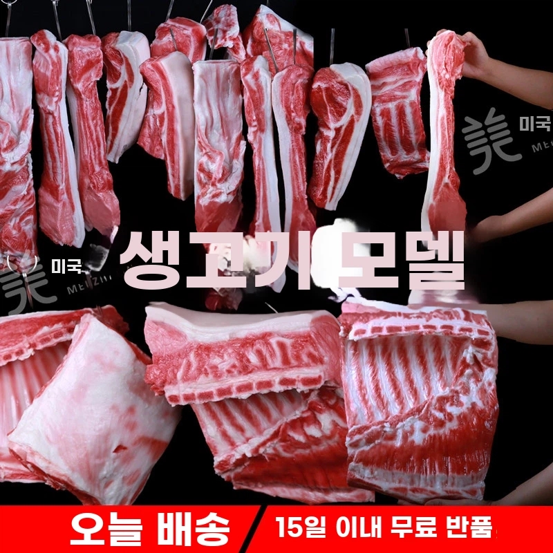 가짜돼지머리모형 고사돼지 족발 인테리어 모형 가짜 돼지고기 고사돼지머리 D. 돼지 스테이크 - 상세 이미지 3