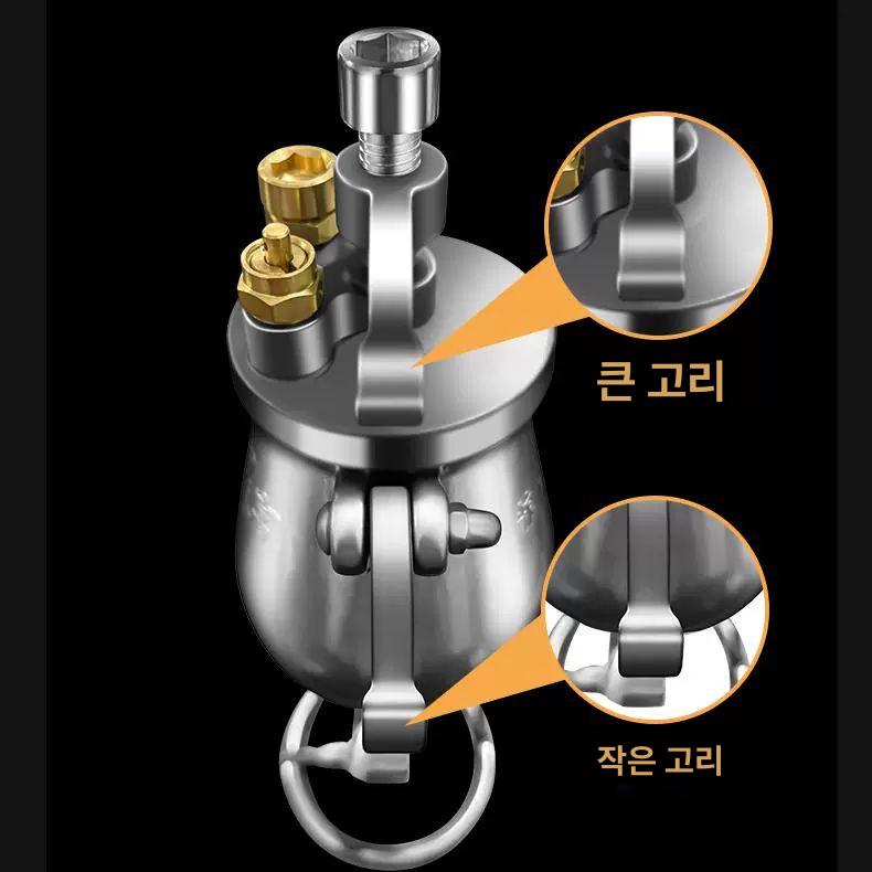 뻥튀기 기계 업소용 캠핑용 간식 옥수수 제조기 쌀튀밥 헤비 듀티 1단계 368ml - 상세 이미지 4