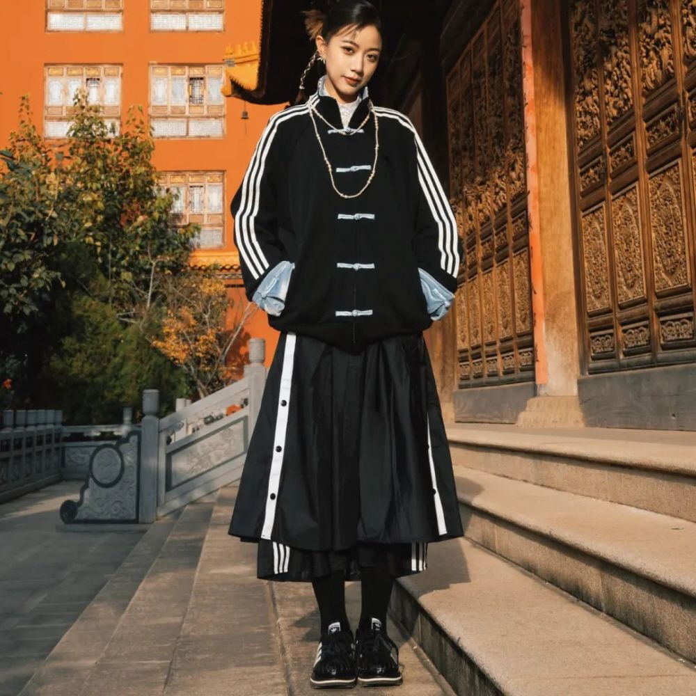 아디다스 W 아디브레이크 우븐 레이어드 스커트 HC6566 - 상세 이미지 5