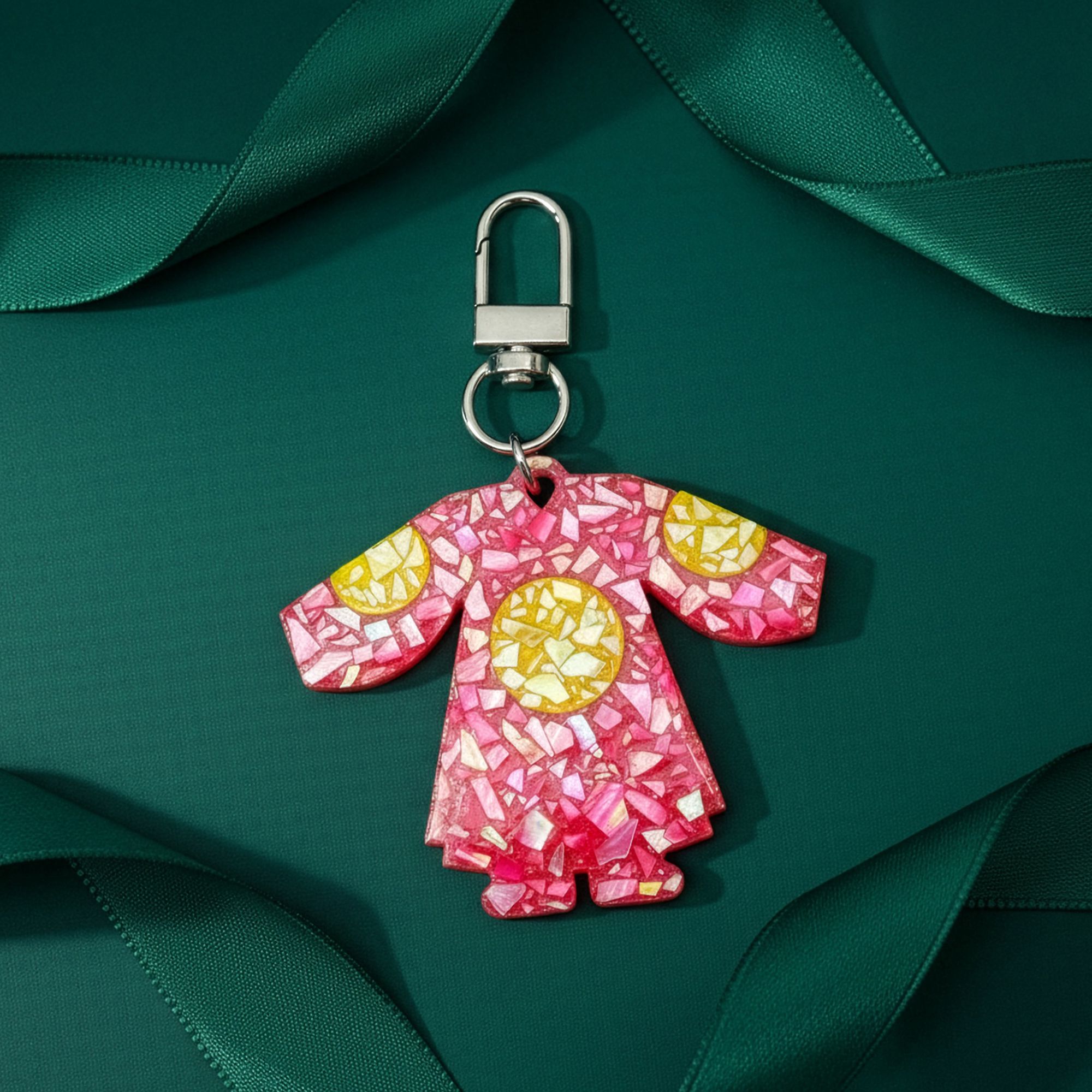 곤룡포 한복 자개 키링 만들기 DIY 키트 나전칠기 공예 전통 어르신 문화재 굿즈 선물 - 상세 이미지 4