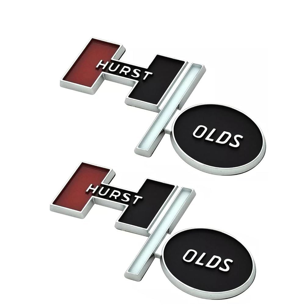 Hurst Olds H/O 엠블럼 3D 로고 명판, 모델에 배지 적합 1969-77 - 상품 이미지